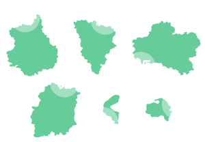 carte départements interventions Nocivis